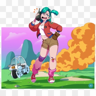 That's One Sassy Ass Bulma Looks Like Her Capsule Corp - Dragon Ball Bulma Png, Transparent Png