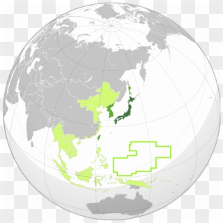 Greater Japanese Empire - Japon Sur La Carte Du Monde, HD Png Download