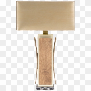Wood & Gold Lamp - Lamp, HD Png Download