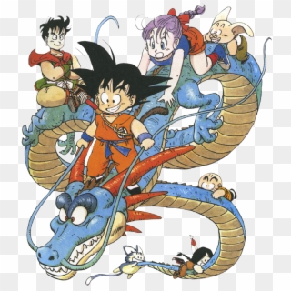 Goku, Shenron, Krillin, Bulma, Upa, Yamcha, And Puar - Dragon Ball Gt, HD Png Download