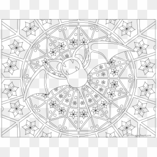#041 Zubat Pokemon Coloring Page - Pattern Pokemon Colouring Pages, HD Png Download