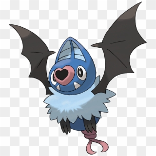 Swoobat, As A Design, Is A Little Less Interesting - Pokemon Swoobat, HD Png Download