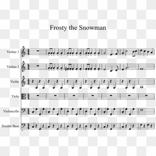 Frosty The Snowman Sheet Music 1 Of 4 Pages - Self Portrait In Three Colors Mingus, HD Png Download