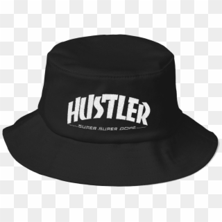 Hustler Thrasher Logo Black Old School Bucket Hat Super - Fedora, HD Png Download