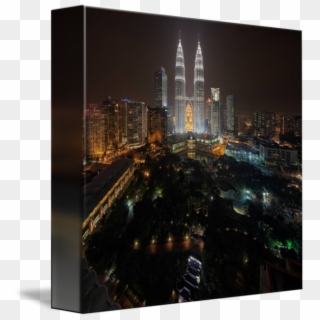 The Petronas Twin Towers By Frozenlite Photography, - Petronas Towers At Night, HD Png Download