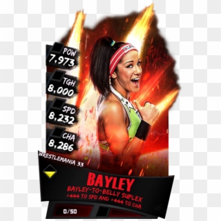 Bayley S3 14 Wrestlemania33 Ringdom - Jinder Mahal Wwe Supercard, HD Png Download