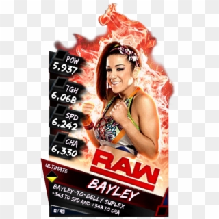 Bayley S3 11 Hardened Christmas Supercard Bayley S3 - Finn Balor Supercard Ultimate, HD Png Download