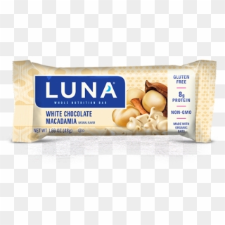 White Chocolate Macadamia Flavor - Peanut Butter Luna Bars, HD Png Download