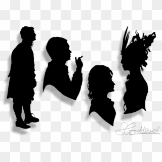 A Set Of Silhouettes By Sarah Goddard - Silhouette Artist Png, Transparent Png