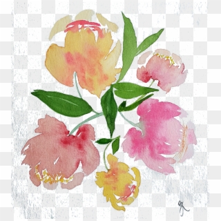 Peonies - Garden Roses, HD Png Download