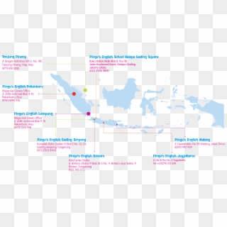 Pingu's English Indonesia Ruko Italian Walk Blok B - Indonesia Earthquake Lombok Map, HD Png Download