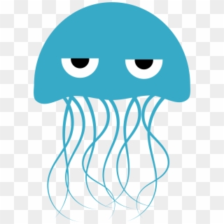 Clipart Royalty Free Library A Jellyfish With Attitude - Jellyfish Clipart Transparent Background, HD Png Download