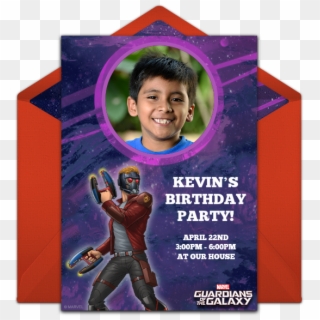 Gotg Star-lord Photo Online Invitation - Figurine, HD Png Download