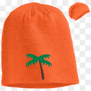 Palm Tree Emoji Dt618 District Slouch Beanie , Png, Transparent Png