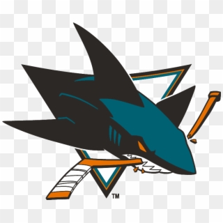 San Jose Sharks Logo Nhl Shark Logo, Buffalo Sabres, - San Jose Sharks Logo, HD Png Download