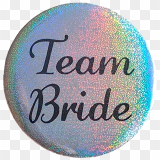 16 Silver Sparkling Glitter Bachelorette Buttons Badge - Circle, HD Png Download
