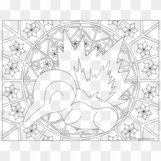 #155 Cyndaquil Pokemon Coloring Page - Beedrill Pokemon Coloring Pages, HD Png Download