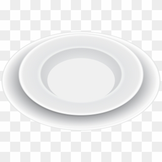 White Plates Png Clipart - Plate, Transparent Png