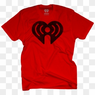Iheart Distressed Logo On Red T-shirt $25 - Iheartmedia Inc, HD Png Download