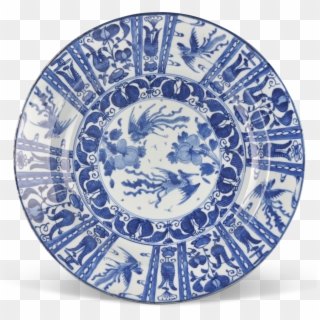 A Kangxi Period Kraak Style Charger Ii - Blue And White Porcelain, HD Png Download
