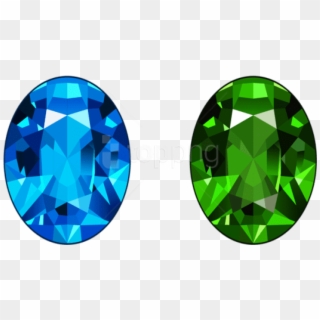Free Png Download Transparent Blue And Green Diamonds - Green Diamond Png, Png Download