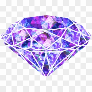 Diamond Png Free By Deadly - Purple Diamond Png Transparent, Png Download
