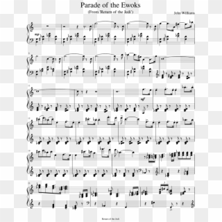 Parade Of The Ewoks - You Needed Me Sheet Music Pdf, HD Png Download