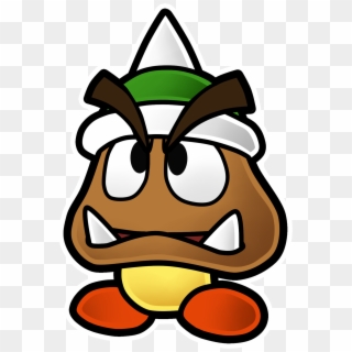Mario Clipart Spiky - Paper Mario Goomba, HD Png Download
