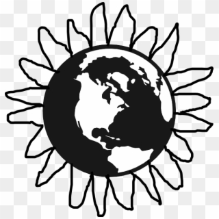 Sunflower Earth Svg Clip Arts 582 X 599 Px, HD Png Download