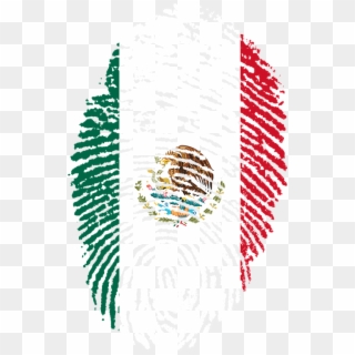 Mexico, Flag, Fingerprint, Country, Pride, Identity - Mexico Flag Fingerprint, HD Png Download