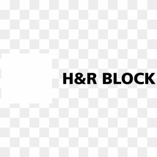 H&r Block 1 Logo Black And White - H & R Block, HD Png Download