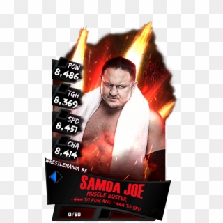 The Smackdown Hotel 🔥 - Samoa Joe Wwe Supercard, HD Png Download