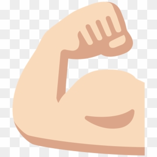 Emoji U1f4aa 1f3fb - Emoji De Biceps Png, Transparent Png