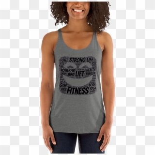 Emoji Fitness Women's Racerback Tank - T-shirt, HD Png Download