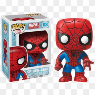 Spider-man Pop Vinyl Figure - Funko Pop Spider Man 03, HD Png Download