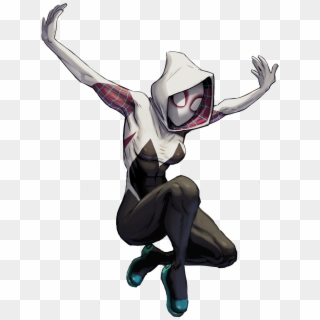 Swing Into A Hand Drawn Comic Verse In A Brand New - Spider Man Into The Spider Verse Gwen Stacy, HD Png Download