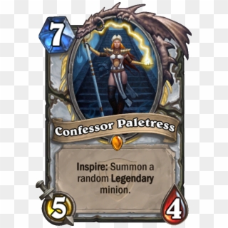 Confessor Paletress - Hearthstone Priest Legendary, HD Png Download