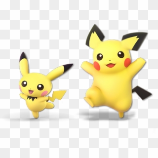 Ultimatei Got Bored And Did A Thing With Pichu's And - Pikachu And Pichu Smash Ultimate, HD Png Download