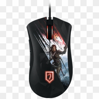 Rise Of The Tomb Raider Deathadder Chroma - Mouse, HD Png Download