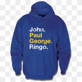 Blue John Paul George Ringo Hoodie, HD Png Download