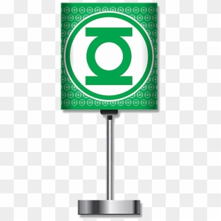 Green Lantern Logo Lamp - Green Lantern Lamp, HD Png Download