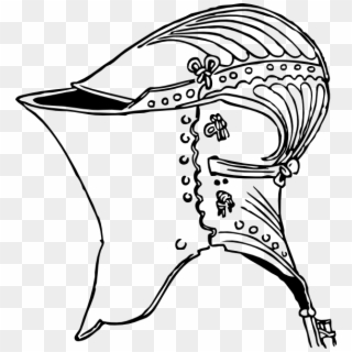 Png Royalty Free Download On Melbournechapter Clip - Old Knight Helmet Drawing, Transparent Png