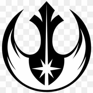 Jedi Order Symbol Png - Rebel Alliance Jedi Order Symbol, Transparent Png