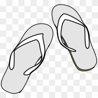 600 X 559 5 - Sandals Clip Art Black And White, HD Png Download