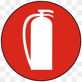 Fire Extinguisher Symbol Floor Sign - Circle, HD Png Download