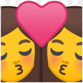 Download Svg Download Png - Kiss Woman Man Emoji, Transparent Png