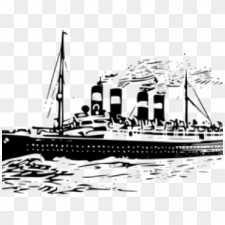 Titanic Black And White Png, Transparent Png