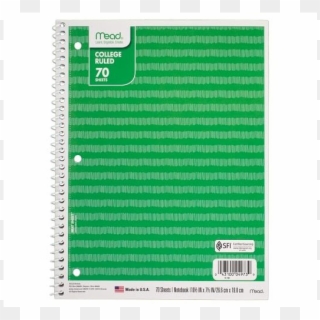 Auction - Green Mead Spiral Notebook, HD Png Download