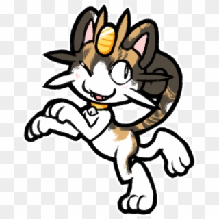 Calico Meowth - Cartoon, HD Png Download