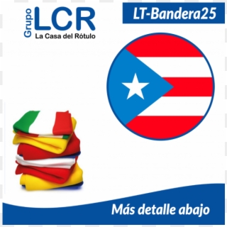 Bandera De Puerto Rico - Casa Del Rotulo Costa Rica Publicidad, HD Png Download